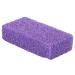 Bimsstein bar pumice stone foot scrubber PU-footstone 2-page pedicure footfish high-quality footstone scrubber peel of dead skin cells foot scraps for cracked heel repair healthy footpf purple