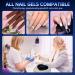 Buy UV LED Nail Lamp 72W - Rechargeable Sparkly Wireless Nail Dryer with 5 Timer Settings | Quick Dry Gel Polish Curing Light for Salon & Home - A-white - Buy Online on GoSupps.com