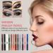 CRILSTYLEO 12pcs Pearlescent Eyeshadow Pencil Colored Eyeliner Gel Eyeliner Waterproof Eyeshadow Powder - Buy Online on GoSupps.com