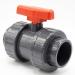 PVC ball tap I 63 mm i 2 inches I for adhesive muffles and fittings i shut-off tap 2-ways I PVC pipe connector 63mm i ball slide for pool and pond construction i BM_146 63 mm