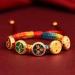 OralGos Handwoven Bracelet - Colorful Five Route Wealth Bracelet for Prosperity & Luck | Ethnic Hand Chain Jewelry International Shipping - Buy Online on GoSupps.com