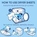 Spring Awakening Fragrance Tumble Dryer Sheets - 540 Sheets (9x60) - Bulk Laundry Supply - Long Lasting Freshness & Crease Reducer - Extra Soft & Static Reducer - Buy Online on GoSupps.com