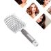 2 Pack Pro Vented Curved Detangling Hair Brush for Fast Drying & Styling - Black & White - Buy Online on GoSupps.com