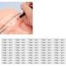Disposable Eyebrow Stencil Ruler with Adhesive Easy to Use Microblading Template for Eyebrow Shape Design - Buy Online on GoSupps.com