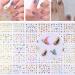 30 Sheet/Set Nail Art Fashion Woman Butterfly-shapeDecorate Holographic Nail Stickers - Buy Online on GoSupps.com