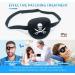 AMZVIO Medical Eye Patch for Adults and Kids - 3D EyePatch for Left or Right Eye - Halloween Pirate Costume - Pure Black + Pirate Design - Buy Online on GoSupps.com