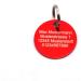 Custom Engraved Dog Tags - Push Button | Synthetic Leather | Blue Black Red Yellow | 30mm | Perfect for Control Branding - Buy Online on GoSupps.com