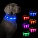 MASBRILL Light Up Dog Collar USB Rechargeable & Waterproof - Blue LED Collar for Small Medium Large Dogs - 3 Flashing Modes, Adjustable Size (M 38-50cm) - Super Bright Visibility in the Dark - Buy Online on GoSupps.com