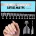 TOMICCA Short Oval French Nail Tips - 240pcs Natural Matte False Nails for Acrylic Extensions | Half Cover Artificial Nail Tips in 15 Sizes | Salon Quality Half Cover-Short Oval - Buy Online on GoSupps.com