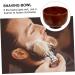 Frcolor 8th Razor Cleaning Bowl & Wooden Shaving Soap Mug - Travel Razor & Salad Bowl - Versatile Soy Sauce Dish - Buy Online on GoSupps.com