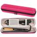 Faylapa Hard Carry Case for Classic Hair Straightener Curling Irons Styler Hair Straightener EVA Case(Accessories Not Include Pink)