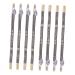 VINTORKY 8pcs Eyebrow Pencil Black Lead Pencils Makeup Sharpener Pencil Wooden