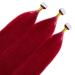 Buy Hair2Heart Premium Mini Tape Extensions - 12 Tapes 40cm Real Hair Intense Red #0/44 - International Shipping Available - Buy Online on GoSupps.com