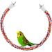 Jusney Bird Rope Perch Toy - Comfy Bungee Parrot Toy 33 inches (1 Pack) - Buy Online on GoSupps.com