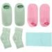 Qukaim Spa Socks Moisturizing Gel Socks and Neck Wrap Set for Home Beauty Salon Spa Socks for Moisturizing Dry Skin Cracked Heels and Cuticles - Buy Online on GoSupps.com