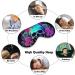 Skull Flower Sleep Eye Mask & Blindfold | Elastic Strap for Women Men | Perfect for Sleep, Travel, Nap - Buy Online on GoSupps.com