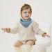 Hanmir Triangular Cotton Muslin Baby Bibs - 4 Pack Adjustable Snap Drool Bibs for Boys & Girls | Soft & Absorbent Spitting Towels - Buy Online on GoSupps.com