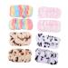Didiseaon 4paires Bracelets pour Laver le Visage Souple Anti-transpiration Serviettes pour Poignets Femmes Lavage Visage