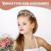 Flower Girl Hair Accessory Flower Girl Headpiece Pearl Rhinestone First Communion Headpiece for Girls Wedding Hair Pieces for Brides Women's Headband for Wedding Birthday Party Photography alloy - Buy Online on GoSupps.com