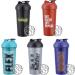 5-Pack Protein Shaker Bottles - BPA-Free Cups with Mixer Balls for Protein Shakes - 24oz Logo Bottles for Gym - Value Pack - Buy Online on GoSupps.com
