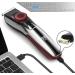 Waterproof Electric Beard Trimmer for Men - 40 Precisions Adjustable Grooming Kit for Beard, Mustache, Hair, Nose and Body - Gifts for Men - Red - Buy Online on GoSupps.com