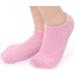 Moisturizing Gel Socks for Pedicure - Softens Feet & Relieves Pain - Unisex Pink - Buy Online on GoSupps.com