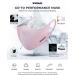 TSLA Copper Infused Face Mask - Reusable, UPF 50+, Lightweight, Breathable - Pink (Medium) | Men & Women - Buy Online on GoSupps.com