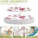 3-Pack Cleaning Kitchen Sponges Oval Strawberries and Flowers Kitchen Cellulose Dishwashing Wood Pulp Cotton - Buy Online on GoSupps.com