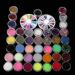 Yokilly Acrylic Nail Kit - 42 Glitter Colors, Professional Nail Art Set for French Tips & Decoration - Perfect for Beginners - Buy Online on GoSupps.com