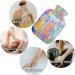 Shop Naanle Colorful Oil Painting Heat Bottle - 2L Transparent Hot Water Bottle for Pain Relief & Warmth | Ideal for Bed Hands & Feet Therapy - Buy Online on GoSupps.com