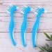 3pcs Double Sided Hard Denture Brush Set with Ergonomic Rubber Handle - Portable Denture Care Tool - Buy Online on GoSupps.com
