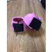 Hoof bells for horses ponies |Warmblood cold blood thoroughbred |Neon Pink |Rubber jumping bells S-L |Hoof protection for riding jumping terrain pasture (s (pink))