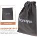 FOMIYES Hair Dryer Bag Travel 6 Pcs Hair Dryer Storage Bag Black Backpack Clothes Storage Bag Dustproof Pouch Gym Bag Travel - Buy Online on GoSupps.com