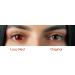 Charmiga Loco Red Colored Contact Lenses | Anime Crazy Red Annual Hydrogel Lenses | 0.0 Diopters | Carnival & Halloween Costume | 2 Lenses + Containers - Buy Online on GoSupps.com
