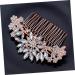 DOITOOL 1pc Bridal Hair Combs Rhinestone Comb Rhinestone Haircombs for Women Wedding Hair Bridal Side Combs Bridal Headpiece Comb Rhinestone Headpiece Accessories Bride Alloy - Buy Online on GoSupps.com