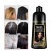 3-in-1 Black Hair Dye Shampoo for Women and Men - 100% Gray Coverage - Herbal Ingredients - 500ml - Buy Online on GoSupps.com