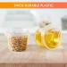 Turbo Bee 1oz Portion Cups with Lids - 200 Sets | Jello Shot & Sauce Containers - Buy Online on GoSupps.com