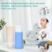 Uervoton Silicone Travel Bottle BPA Free Leak Proof Refillable Squeezable Containers Set(90 ml) with Label and Transparent Carry Bag for Liquid Shampoos Soap and Toiletries-4 Pack - Buy Online on GoSupps.com