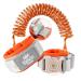 Lehoo Castle Toddler Rein for Walking 1.5M Wrist Reins for Toddlers with Induction Lock Anti Lost Wrist Link Toddler Orange Toddler Wrist Strap for Walking (Orange)
