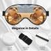 BREAUX Sand Leopard Gecko Print Sleep Eye Mask | Double Sided Blackout Eye Mask for Women & Men | Ultimate Comfort for All Night Rest - Buy Online on GoSupps.com