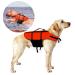 rescue vest for dogs by Poppypet freeride vest reflective orange