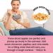 Amrita Dried Apples Diced 8 oz | No Sugar Added | Vegan, non-GMO, Gluten Free | Snack or Bake | Resealable Bag | 8 Ounce - Buy Online on GoSupps.com