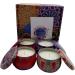 Dalax Large Size Scented Candles Gift Set - Natural Soy Wax Aromatherapy Candles for Women | Stress Relief & Portable Travel Tin | 8% Essential Oils - Buy Online on GoSupps.com