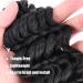 Ocean Wave Deep Twist Crochet Hair 14 Inch - 8 Packs Natural Black Synthetic Braiding Hair Extensions - ToyoTree - Buy Online on GoSupps.com