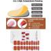 EBANKU Sakura Red Gel Nail Strips - Long Lasting Waterproof Nail Wraps with Cuticle Stick & Nail File - Buy Online on GoSupps.com