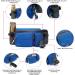TUDEC 4-in-1 Hands-Free Dog Leash & Multifunctional Waist Bag 5.8ft Zero Shock Bungee Car Seat Buckle & Reflective Threading - Blue - Buy Online on GoSupps.com