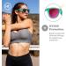 Knockaround Premiums Sport Polarized Running Sunglasses | Aquamarine/Fuchsia - Buy Online on GoSupps.com
