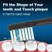 Everystep Replacement Toothbrush Heads 10 Pack for AquaSonic Duo & Home Dental Center - 5 Black + 5 White - Buy Online on GoSupps.com