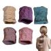 Bexdug Hair Elastics No Damage - Stretch Hair Bobbles Seamless Cotton Headband Rope Hair Bands Ponytail Holder Wide Hairties for Thick Heavy Curly Hair