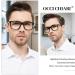 OCCI CHIARI Wide Reading Glasses for Men - Ultralight Large Head Readers (1.0 to 6.0) - Black 1.5x Magnification - International Shipping Available - Buy Online on GoSupps.com